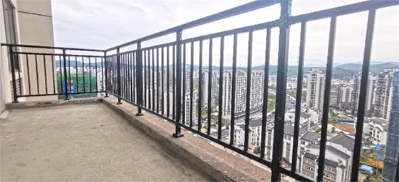 福建三明博森翰林城鋅（xīn）鋼欄杆工程-02