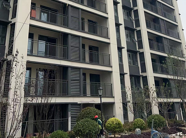 安徽馬鞍山瀚棠翰林首府鋅鋼欄杆工程-02